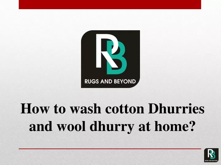 how to wash cotton dhurries and wool dhurry