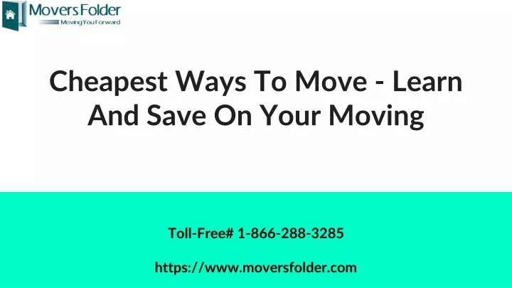 cheapest ways to move learn and save on your moving