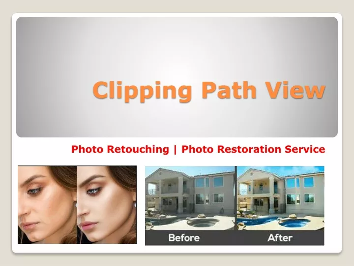 clipping path view