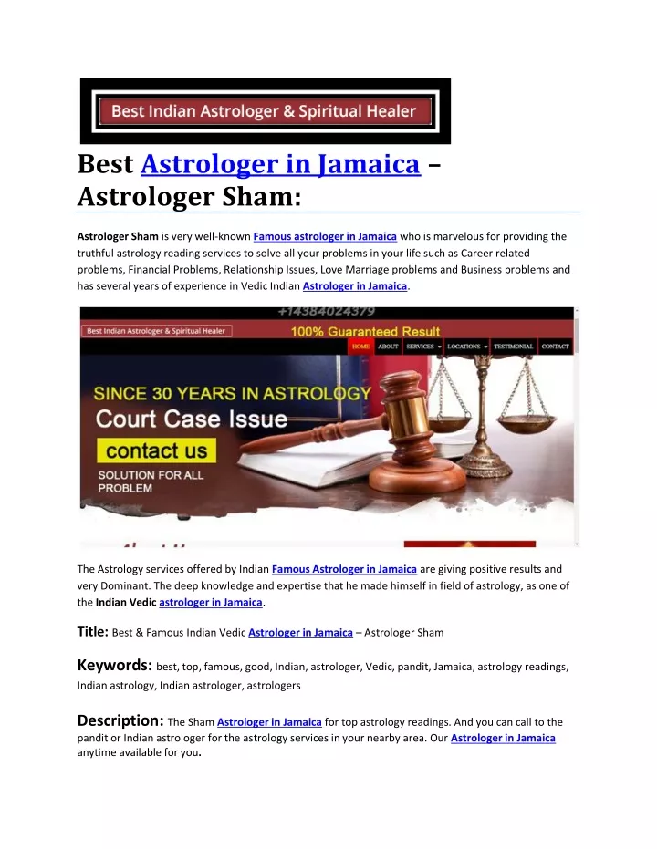 best astrologer in jamaica astrologer sham
