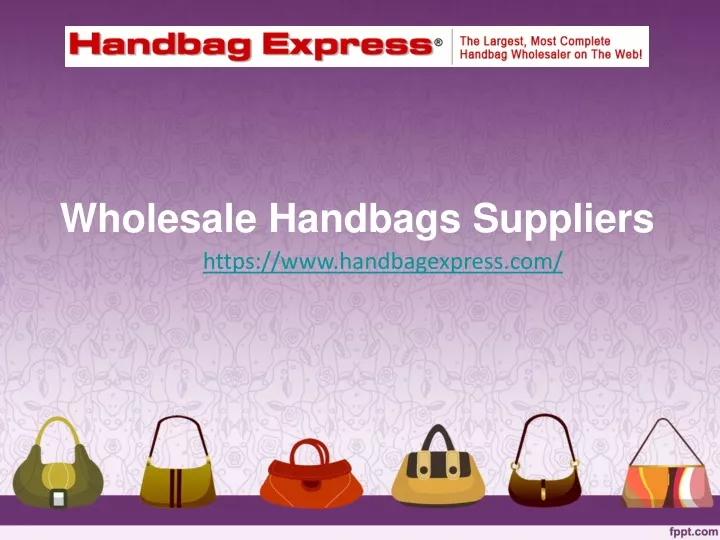 wholesale handbags suppliers
