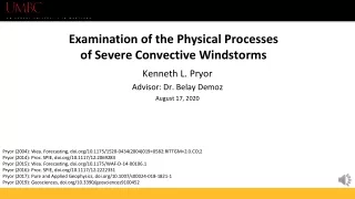 Examination of the Physical Processes of Severe Convective Windstorms