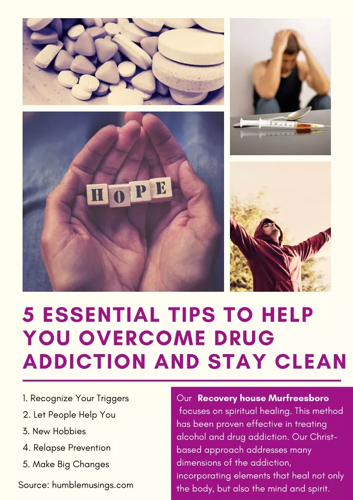 5 essential tips to help you overcome drug