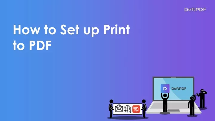 how to set up print to pdf