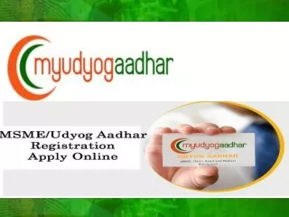 Get Your Udyog Aadhaar Certificate