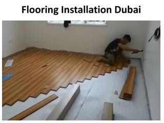 flooring installation dubai
