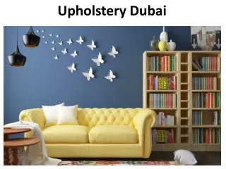 upholstery dubai