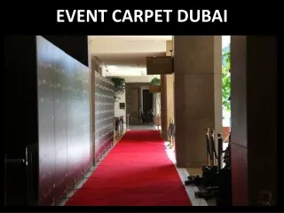event carpet dubai
