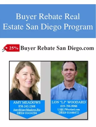 Best Buyer Rebate Real Estate San Diego