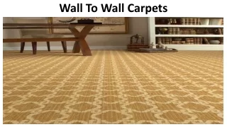 wall to wall carpets