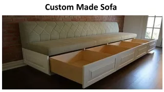 custom made sofa