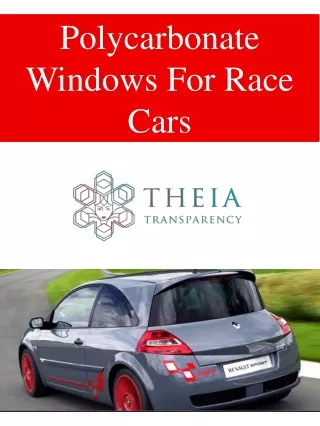 Polycarbonate Windows For Race Cars