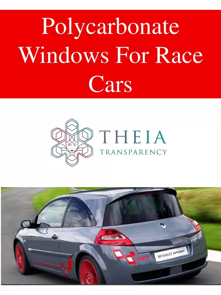 polycarbonate windows for race cars