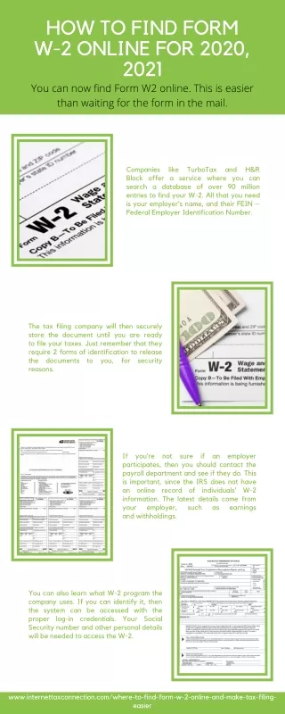 how to find form w 2 online for 2020 2021