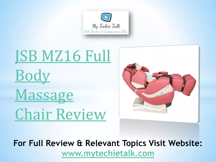 jsb mz16 full body massage chair review