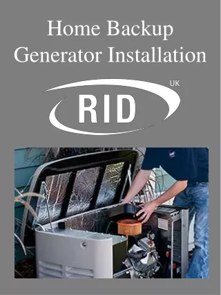 Home Backup Generator Installation