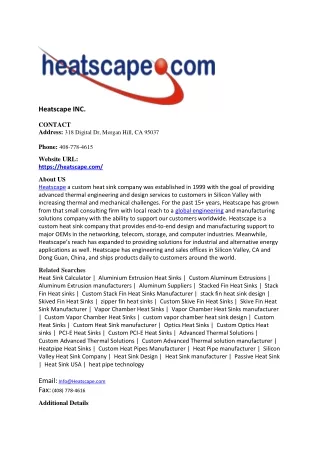 Heatscape INC.