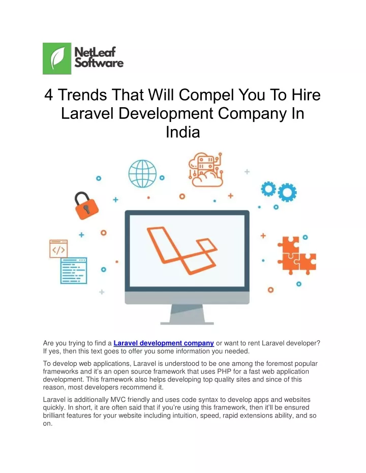 4 trends that will compel you to hire laravel
