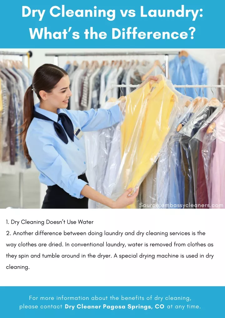 dry cleaning vs laundry what s the difference
