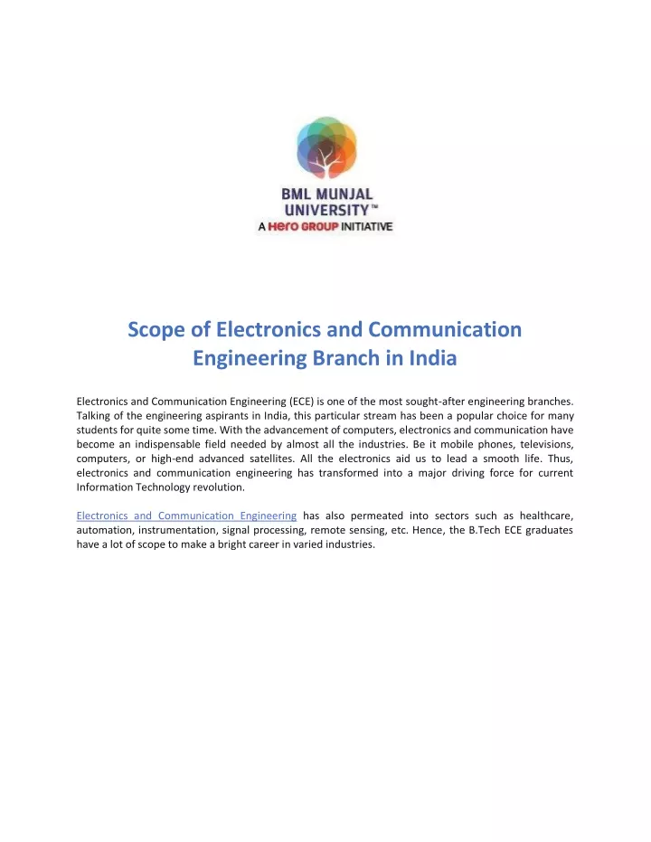 scope of electronics and communication