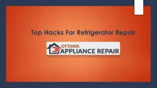 Top Hacks For Refrigerator Repair