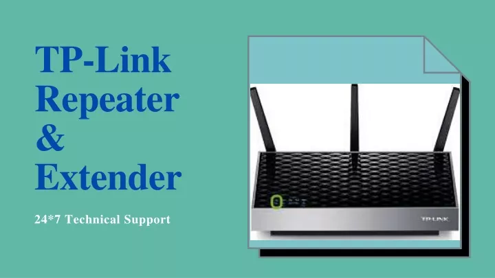tp link repeater extender
