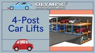 4 post car lifts