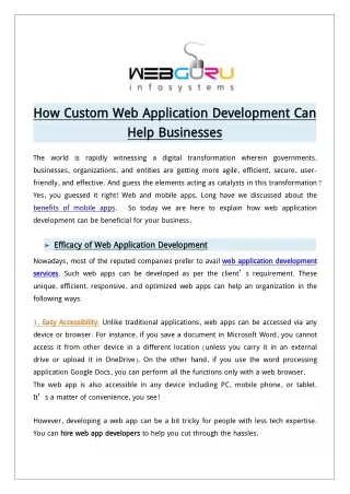 how how custom custom web