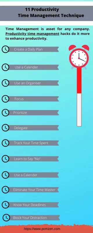 11 Productivity Time Management Technique