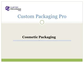 custom packaging pro