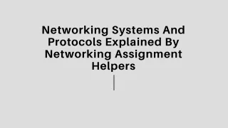 networking systems and protocols explained