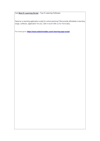 get best e learning script top e learning software