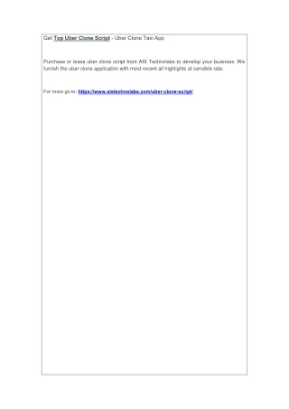 get top uber clone script uber clone taxi app
