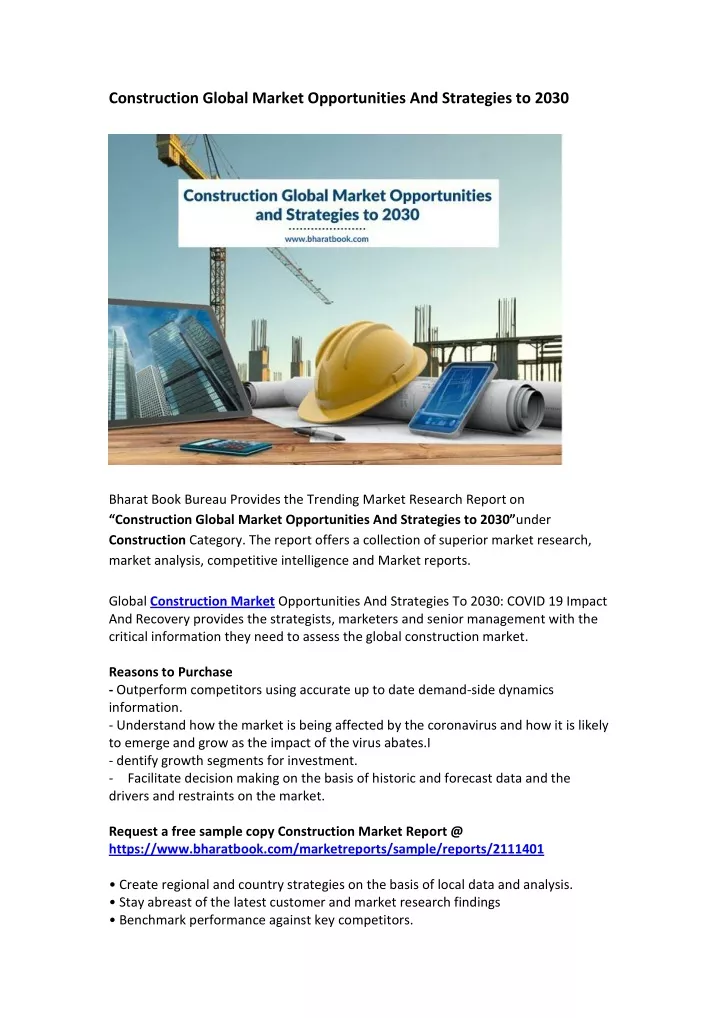 construction global market opportunities