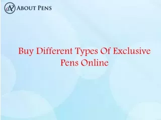 Buy Best Clearance Pens Online