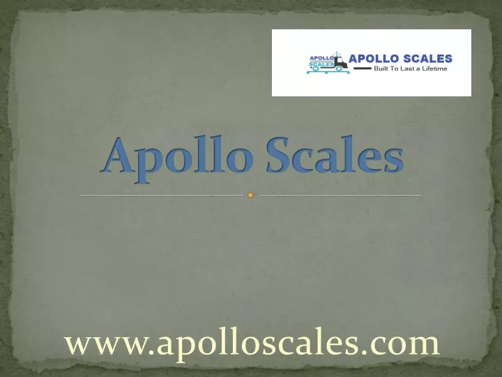 apollo scales