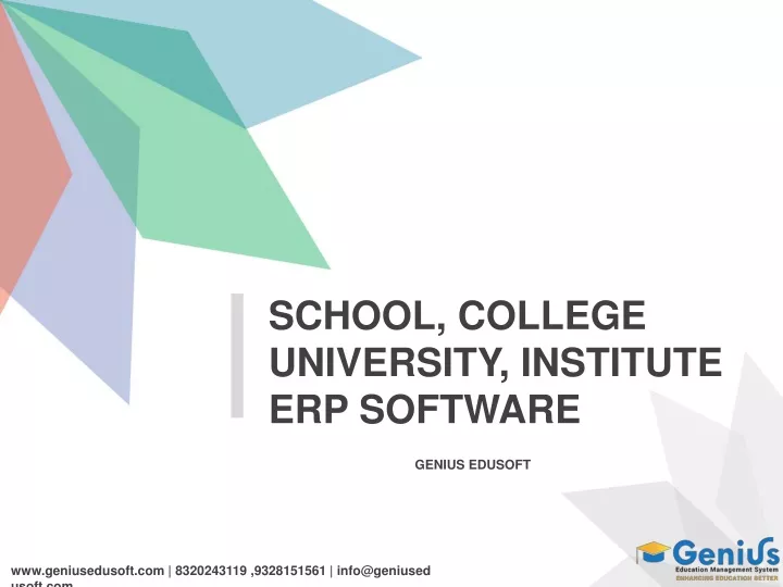 school college university institute erp software