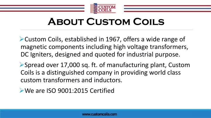 about custom coils