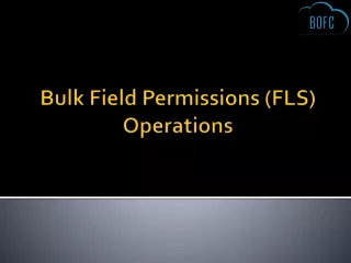 bulk field permissions fls operations