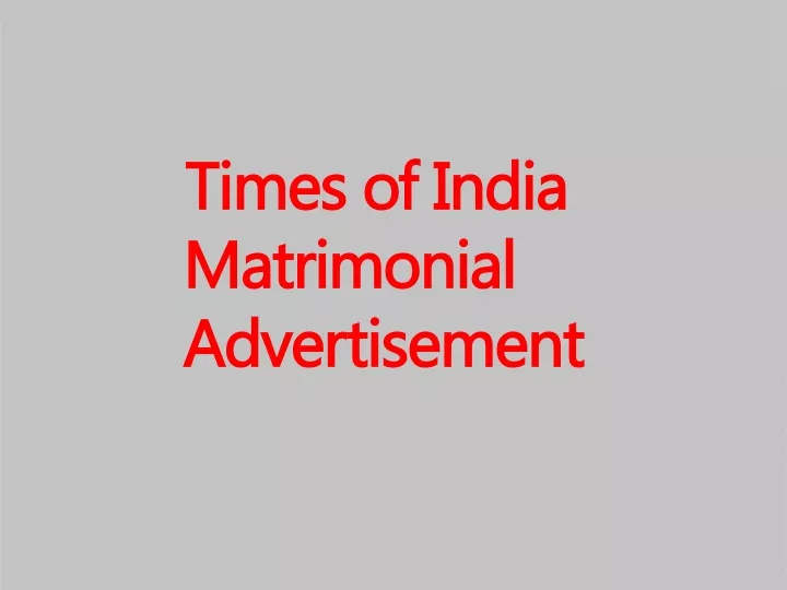 times of india times of india matrimonial