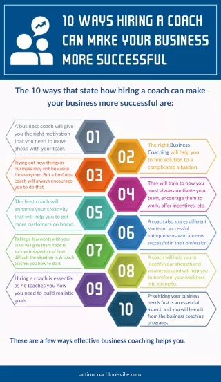 10 Ways Hiring a Coach Can Make Your Business More Successful