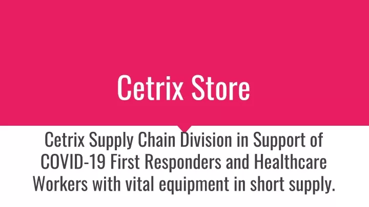 cetrix store
