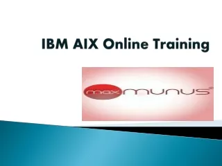 ibm aix online training