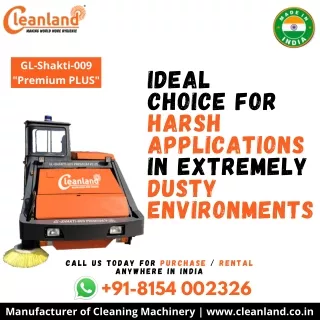 GL-Shakti 009 “Premium PLUS”: Industrial Road Sweeper