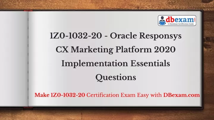 1z0 1032 20 oracle responsys