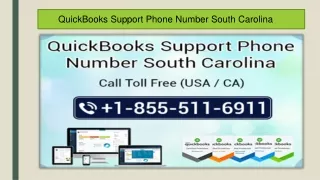 QuickBooks Support Phone Number South Carolina