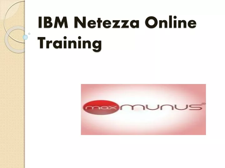 ibm netezza online training