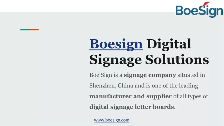 boesign digital signage solutions