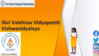 shri vaishnav vidyapeeth vishwavidyalaya