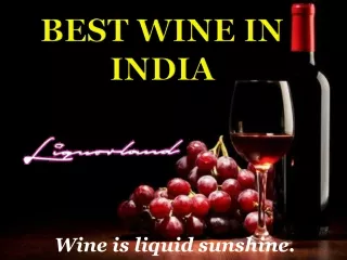 Best Wine in India